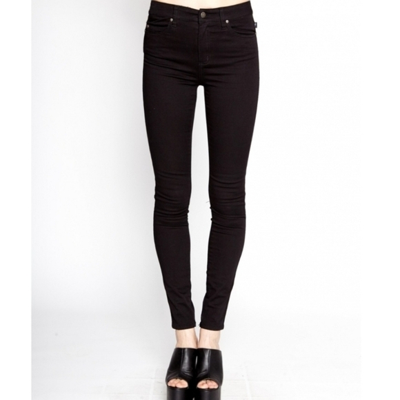 Tripp NYC Y2K Low-Rise Black T-Back Skinny Jeans, size 18R - Picture 1 of 13